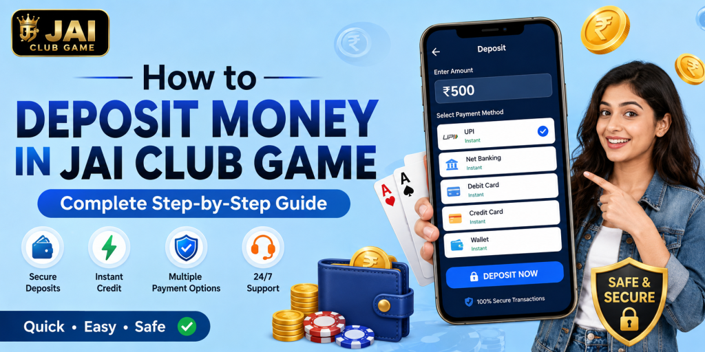 How to Deposit Money in Jai Club Game